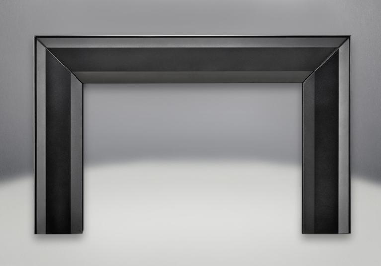 cadrage foyer insert noir semi-lustré