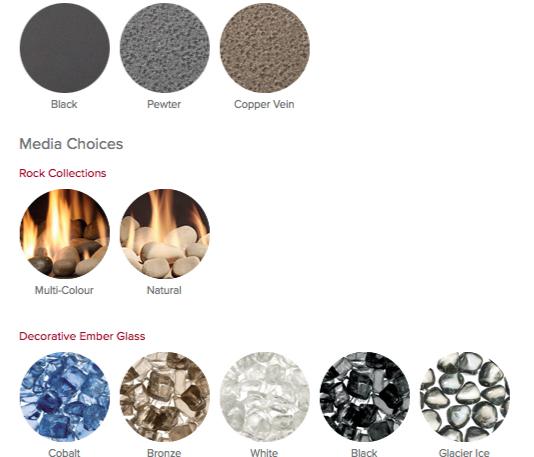 Type d'option décorative verre